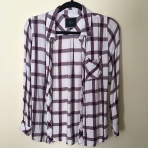 Rails button down flannel size extra small